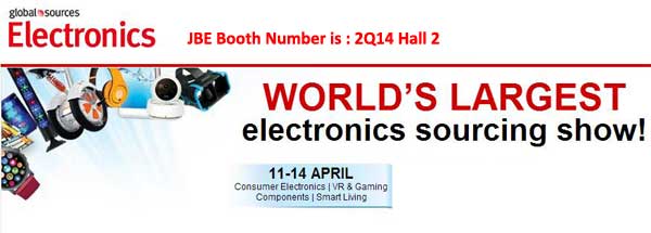 JBE's Booth No. :  2Q14 , Hall2